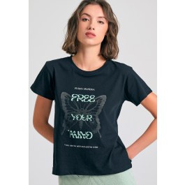 Γυναικείο t-shirt με φωτογραφικό τύπωμα