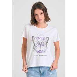 Γυναικείο t-shirt με φωτογραφικό τύπωμα