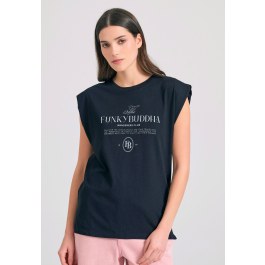 T-shirt με Funky Buddha τύπωμα στο στήθος
