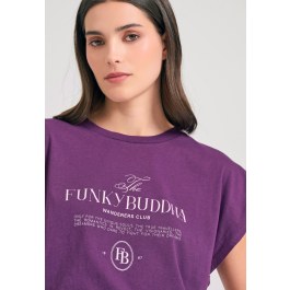 T-shirt με Funky Buddha τύπωμα στο στήθος