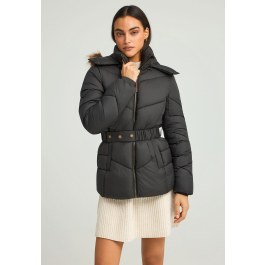 Καπιτονέ puffer μπουφάν με κουκούλα
