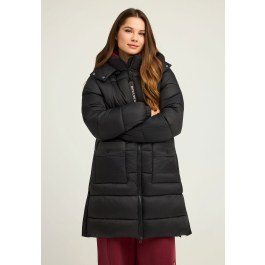 Regular fit μακρύ puffer μπουφάν με κουκούλα