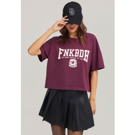 Βαμβακερό t-shirt με varsity λογότυπο