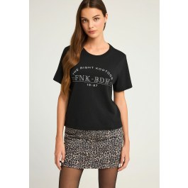 Βαμβακερό t-shirt με τύπωμα