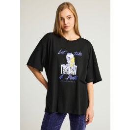 T-shirt με τύπωμα "Let me take a photo"