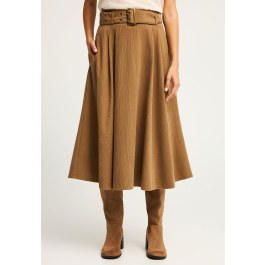 Κοτλέ μίντι φούστα