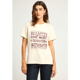 T-shirt with graphic print "Wanted and wild"