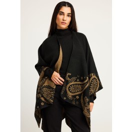 Γυναικεία κάπα με ethnic σχέδιο