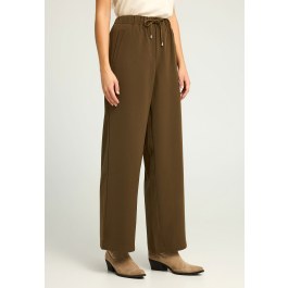 Γυναικείο wide leg παντελόνι με κορδόνι