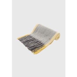 Women's striped scarf with fringes