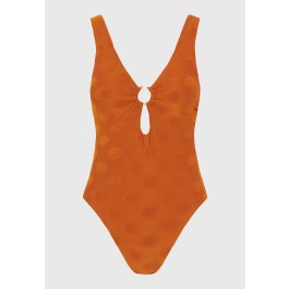 Ολόσωμο μαγιό με πετσετε μοτίβο