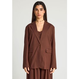 Linen blend γυναικείο σακάκι
