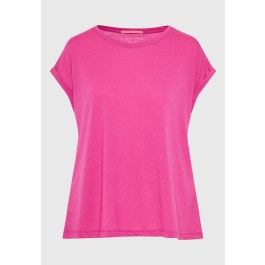 Women's T-shirt with round neckline  - The basic collection