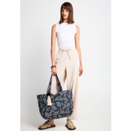 Γυναικεία oversized printed tote bag