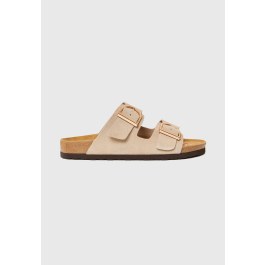 Γυναικεία suede σανδάλια
