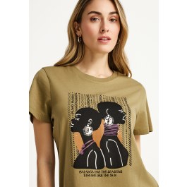 Γυναικείο t-shirt με τύπωμα