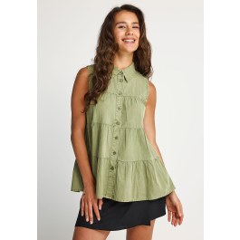 Women's shirt with ruffles