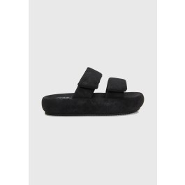 Γυναικεία flatform slides με puffer λουράκια