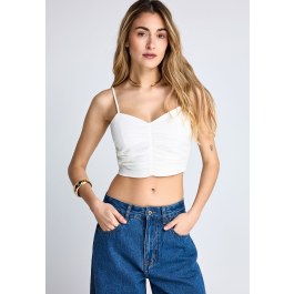 Γυναικείο εφαρμοστό cropped τοπ