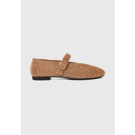 Women's knitted Mary Jane ballerinas