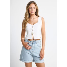 Γυναικείο embroidery crop top