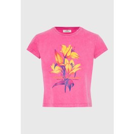 Women's slim t-shirt with print