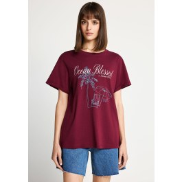 Women's cotton t-shirt with print