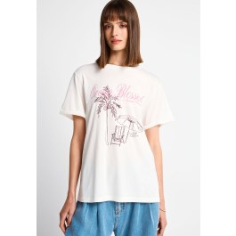 Women's cotton t-shirt with print
