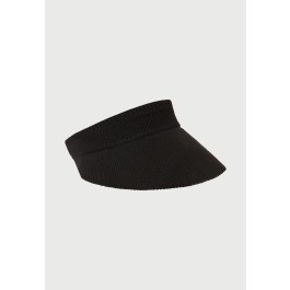 Γυναικείο flexible visor καπέλο με πλεκτή raffia-style όψη