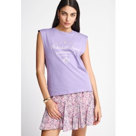 Γυναικείο βαμβακερό tank top με τύπωμα