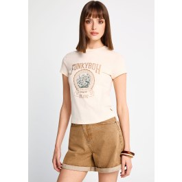 Women's cotton t-shirt with print