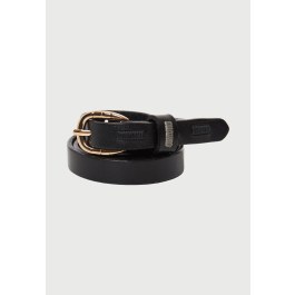 Women's thin leather belt