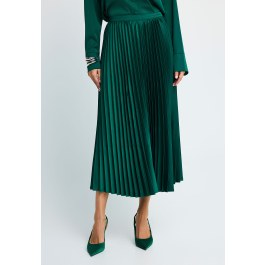 Women's midi pleated skirt