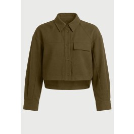 Γυναικείο κοντό πουκάμισο relaxed fit