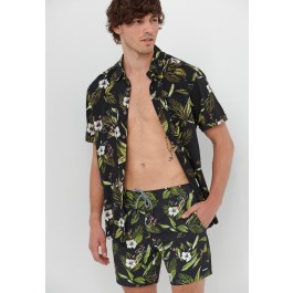 All over printed swim shorts