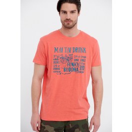 T-shirt με τύπωμα κειμένου