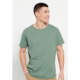 Loose fit raw cut neck t-shirt