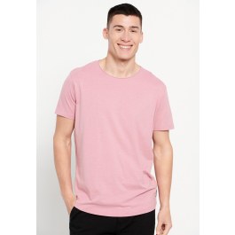 Loose fit raw cut neck t-shirt