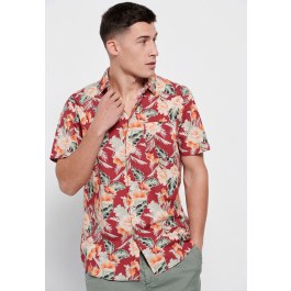 Floral printed resort shirt