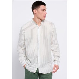 Yarn dyed striped men's shirt