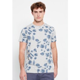 Τυπωμένο t-shirt με ink watercolor εφέ