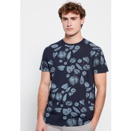 Τυπωμένο t-shirt με ink watercolor εφέ