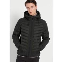 Hooded quilted jacket