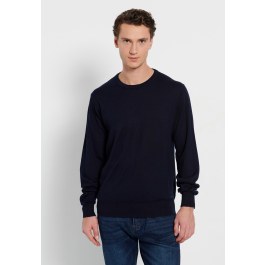 Men's crew neck sweater merino blend