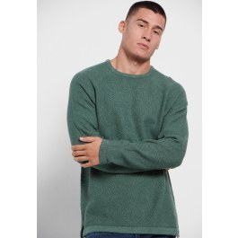 Relaxed fit πουλόβερ με στρογγυλή λαιμόκοψη