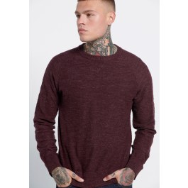 Βαμβακερό πουλόβερ σε μελανζέ ύφανση