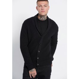 Μen's knitted cardigan with buttons