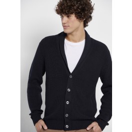 Μen's knitted cardigan with buttons