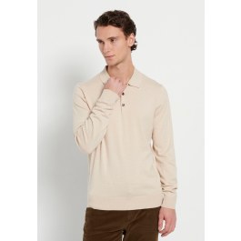 Men's knitted polo shirt