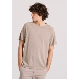 Relaxed fit t-shirt με raglan μανίκι και raw cuts